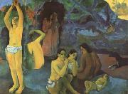 Paul Gauguin Where do we come form (mk07) Spain oil painting reproduction